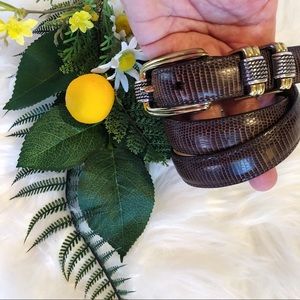 Brighton Classic Belt with Gold/Silver Hardware